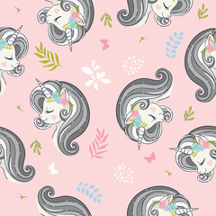 Lovely unicorn vector illustration for kids fashion artworks, children books, prints, greeting cards, t shirts, wallpapers.