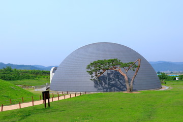 들판이 보이는 아름다운 풍경