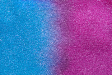Abstract art background dark purple and blue colors. Watercolor painting on canvas with soft magenta gradient.