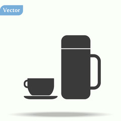 thermo icon vector. thermo sign on white background. thermo icon for web and app