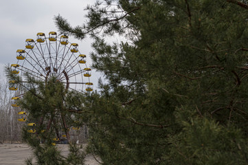 Ferris wheel in Pripyat, Chernobyl, Ukraine