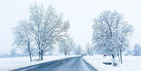 Winter Scenery in Romania