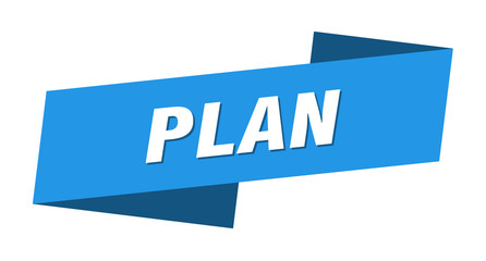 plan banner template. plan ribbon label sign