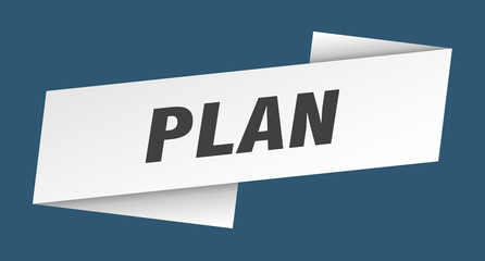 plan banner template. plan ribbon label sign
