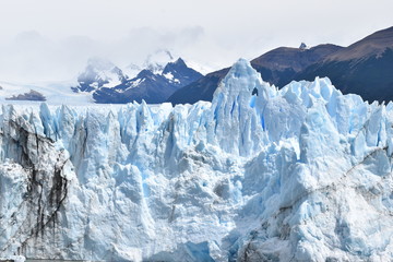Beautiful Perito Moreno Glacier in El Calafate in Patagonia, Argentina in South America