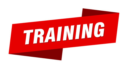 training banner template. training ribbon label sign