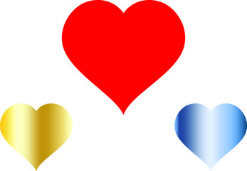 illustration vector icon of heart
