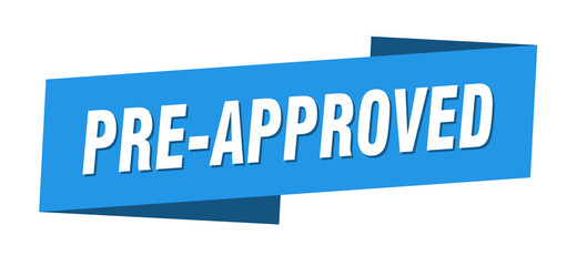 pre-approved banner template. pre-approved ribbon label sign
