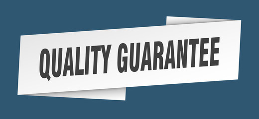 quality guarantee banner template. quality guarantee ribbon label sign