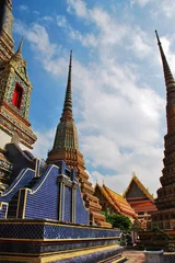Deurstickers Wat Pho Wat Phra Chetuphon temple, Bangkok Thailand. © sada