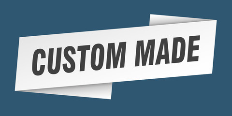 custom made banner template. custom made ribbon label sign