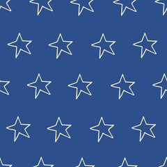 Obraz premium Seamless vector pattern of abstract shapes.