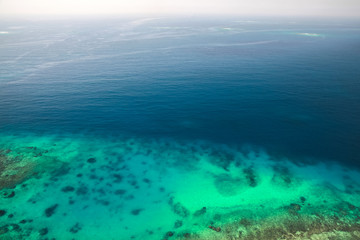 Fototapeta na wymiar Persian Gulf seascape, rocky seabed