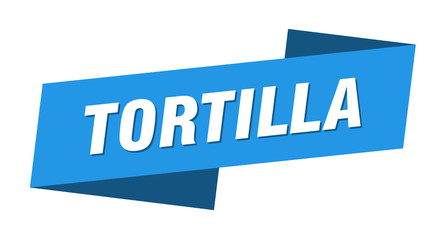 tortilla banner template. tortilla ribbon label sign