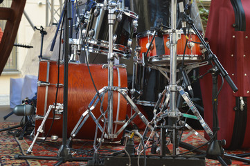 Naklejka premium Jazz Drums