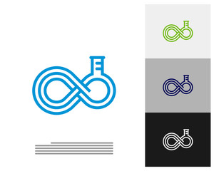 Infinity labs logo vector template, Creative Infinity logo design concept
