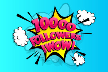 10000 followers thank you for media like