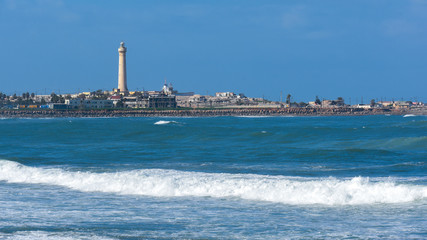 the old lighthouse in Casablanca, Morocco