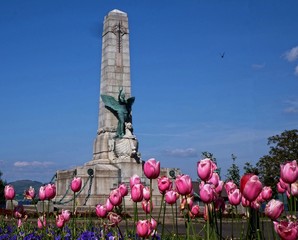 War memorial, Well Park, Greenock, Scotland