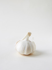 garlic on white Infinity cove background