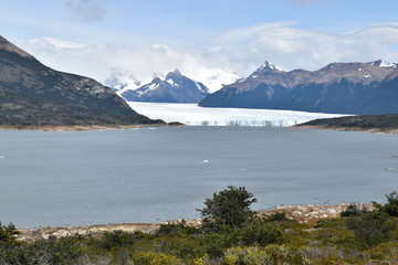 Beautiful Perito Moreno Glacier in El Calafate in Patagonia, Argentina in South America