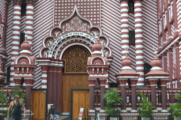 Obraz premium Jami Ul-Alfar Mosque Colombo Sri Lanka