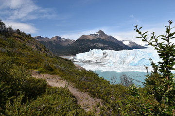 Beautiful Perito Moreno Glacier in El Calafate in Patagonia, Argentina in South America