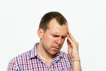 Obraz premium headache in men