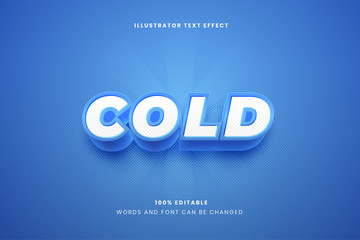 Cold Text Effect