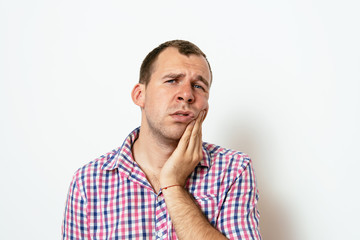 Obraz premium Men Toothache