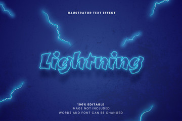 Lightning Text Effect