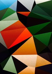Fototapeta premium Abstract Colorful Geometrical Artwork,Abstract Graphical Art Background Texture,Modern Conceptual Art