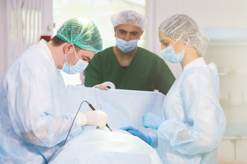 Emergency Team doing surgery