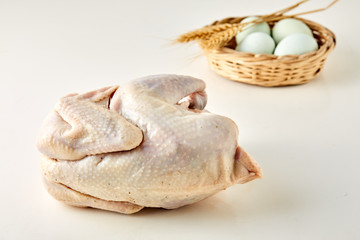 Chicken waiting to be cooked