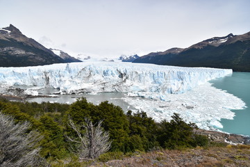 Beautiful Perito Moreno Glacier in El Calafate in Patagonia, Argentina in South America