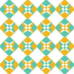 Vector seamless ornamental border.Element for design on Eastern Moroccan style.Pattern illustration for invitations, greeting card, wallpaper, web, background, terrazzo tile, porcelain