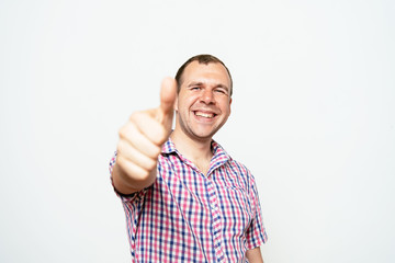 Man Showing Thumb Up