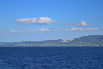 Coast line at Alexandroupolis Greece