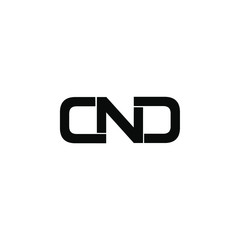 cnd letter original monogram logo design