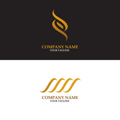 Corporate gold Business abstract Logo design. Best for identity and logotypes. Graphic Design Editable For Your Design.
