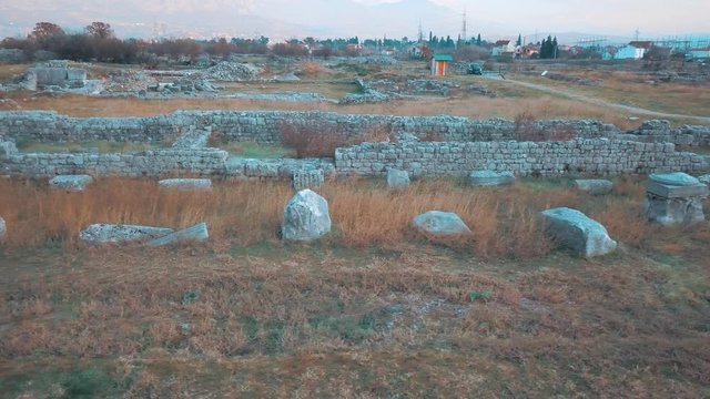 Ruins of Ancient Roman City Doclea. Rusevine Antickog Grada Duklje.