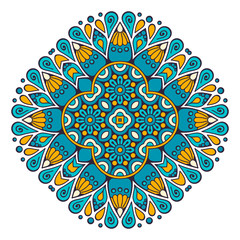 Mandala. Ethnic decorative elements