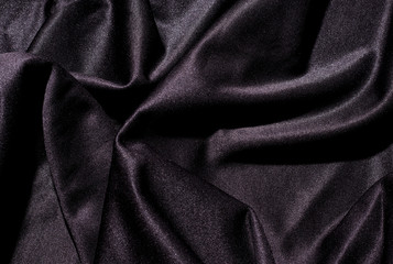 background texture black fabric lying waves