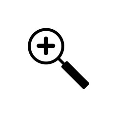 magnifying glass icon vector design