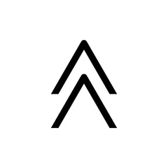 up arrow icon vector design