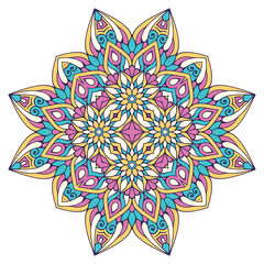 Mandala. Ethnic decorative elements