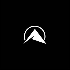 mountain  logo design vector image adventure