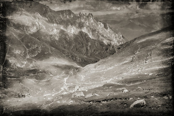 Old photos, retro, vintage image