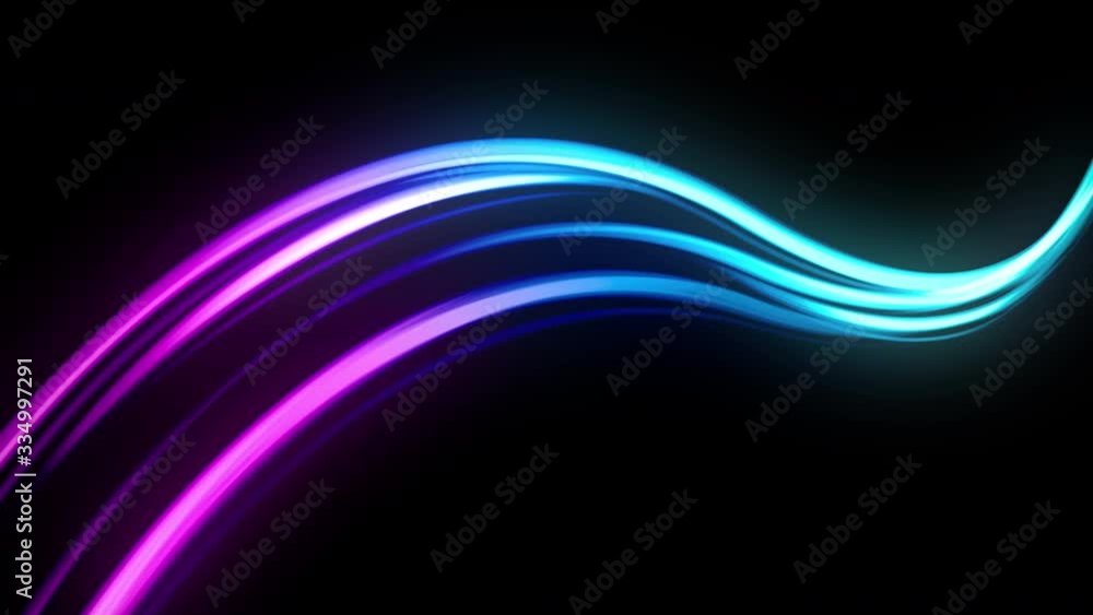 Aufkleber colorful stream for clean and modern business presentation screen. futuristic wave motion for techno