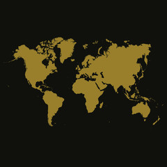 Obraz na płótnie Canvas World Map Vector Illustration